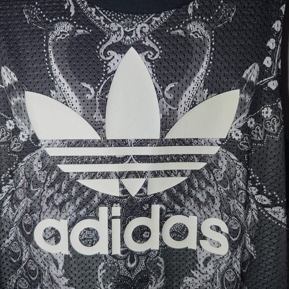 ADIDAS ORIGINALS Pavao Printed Tank Dress - Black - Size XS - Picture 8 of 13